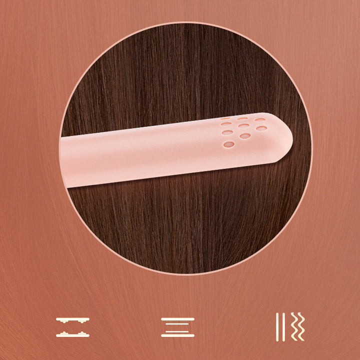 "2-in-1 Haarstyler mit Keramikbeschichtung, ergonomisch, ideal zum Glätten und Locken, vielseitig, effiziente Haarpflege"