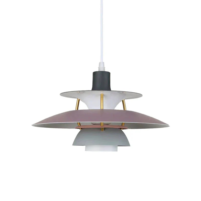 Moderne LED-Hängelampe mit Farbschirm für Innenräume