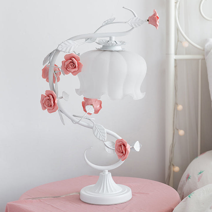 RosaGlo™ - Stilvolle überdachte Rosenlampe für Romantische Räume