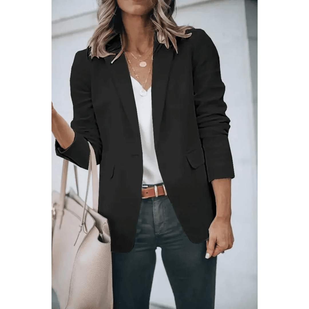 Damen Blazer mit Puffärmeln: Elegantes Design