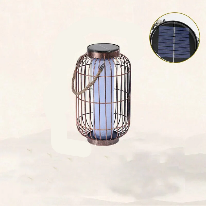 Solarbetriebene LED-Chinesische Lampe für Außenbereiche