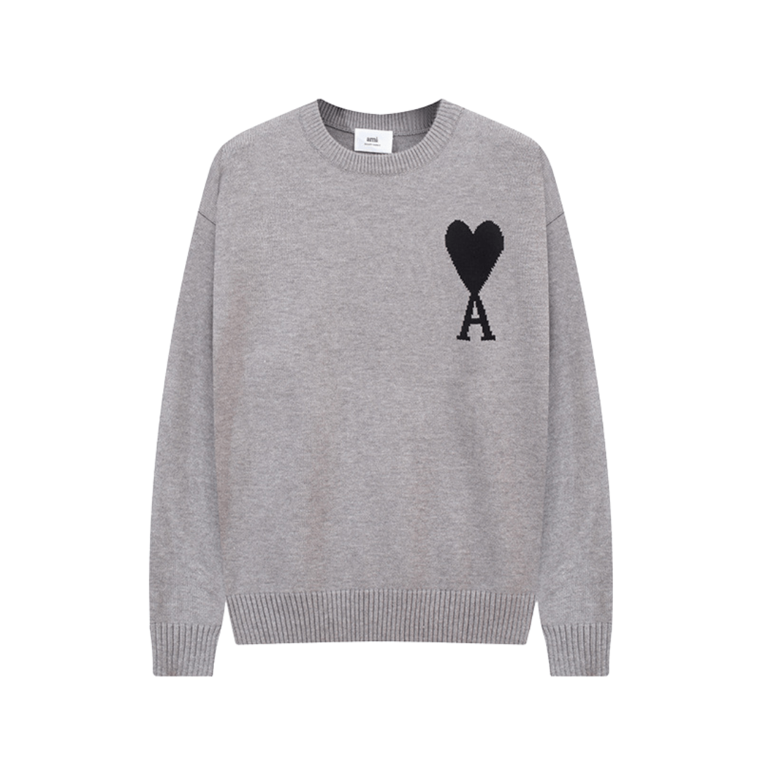Damen Pullover mit Herz-Druck
