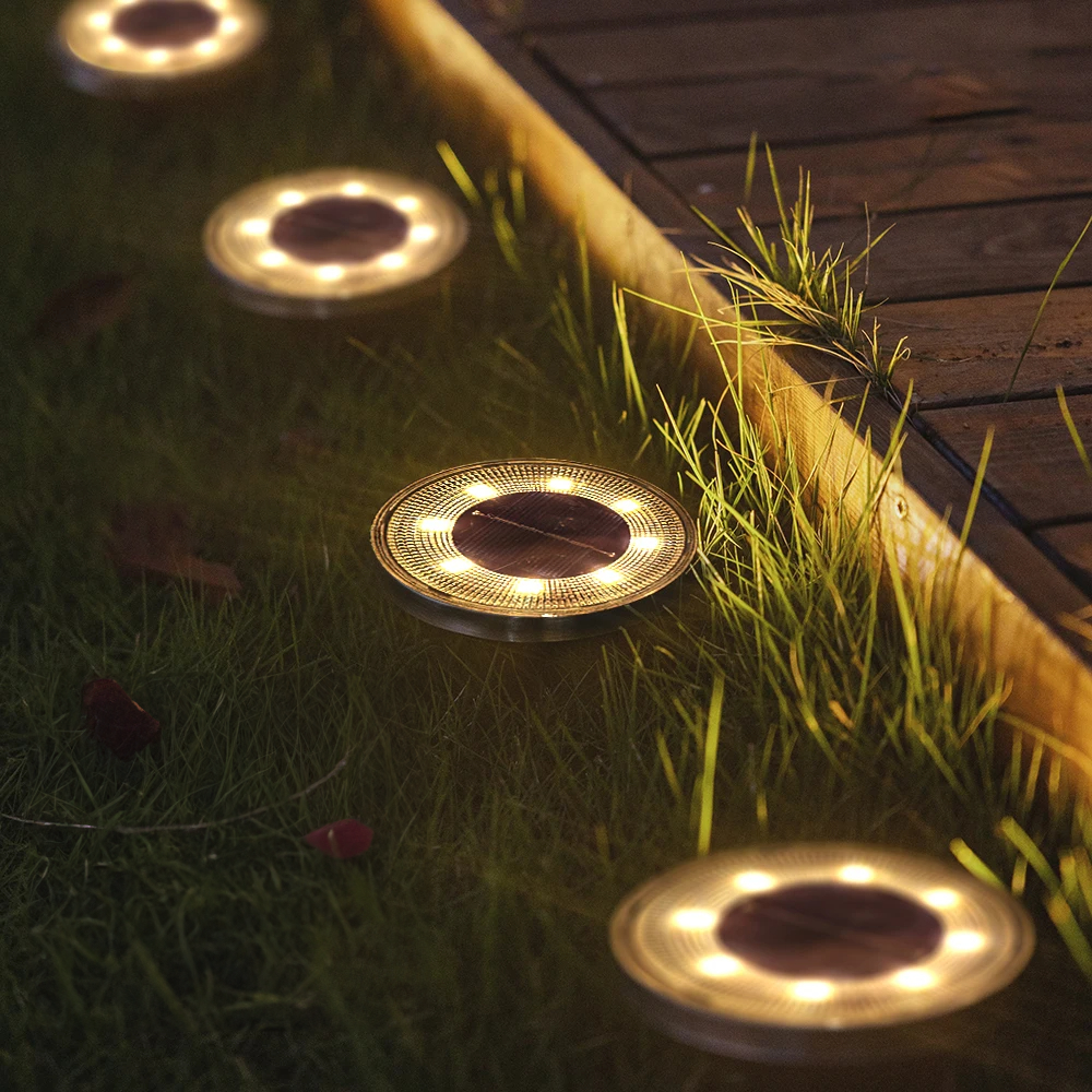 Solarbetriebene wasserdichte LED-Gartenleuchten