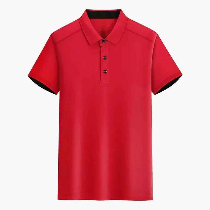 Herren Slim-Fit Poloshirt mit reflektierenden Details