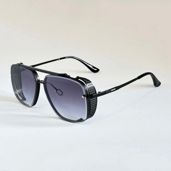 Moderne Aviator Sonnenbrille mit Seitenschutz