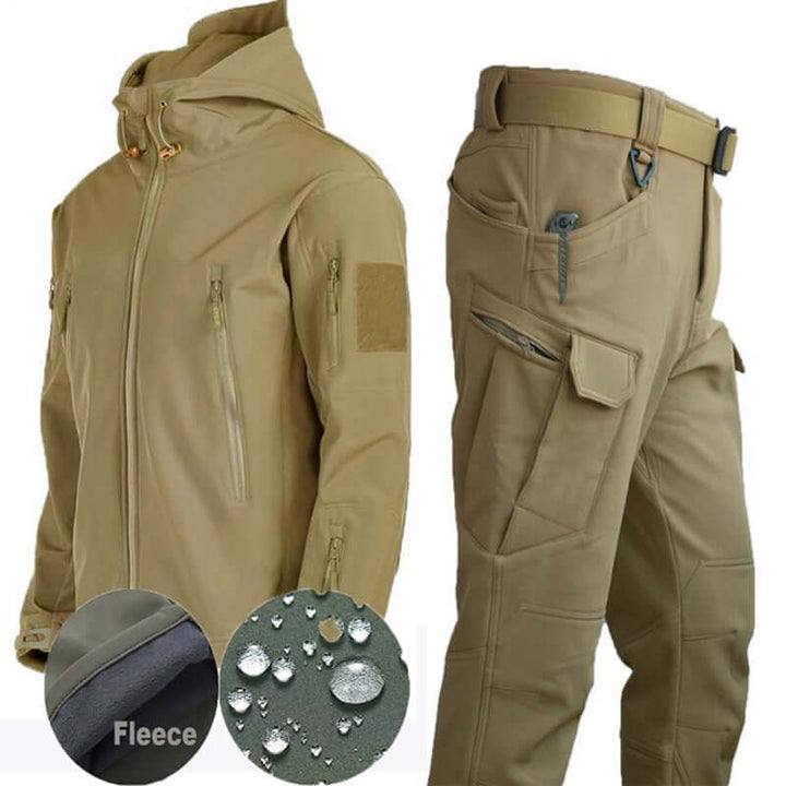 Herren Outdoor-Jacke & Hose: Robust & Wetterfest