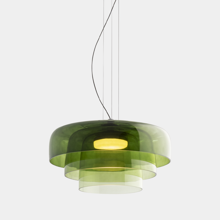 Nordische Glas-Pendelleuchte für Wohnzimmer