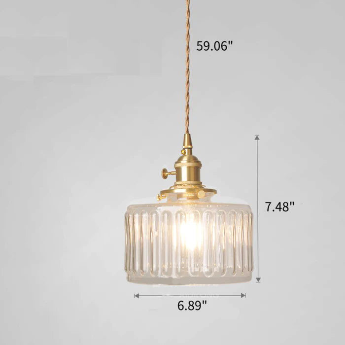 Vintage Kristall-Hängelampe für elegantes Raumlicht