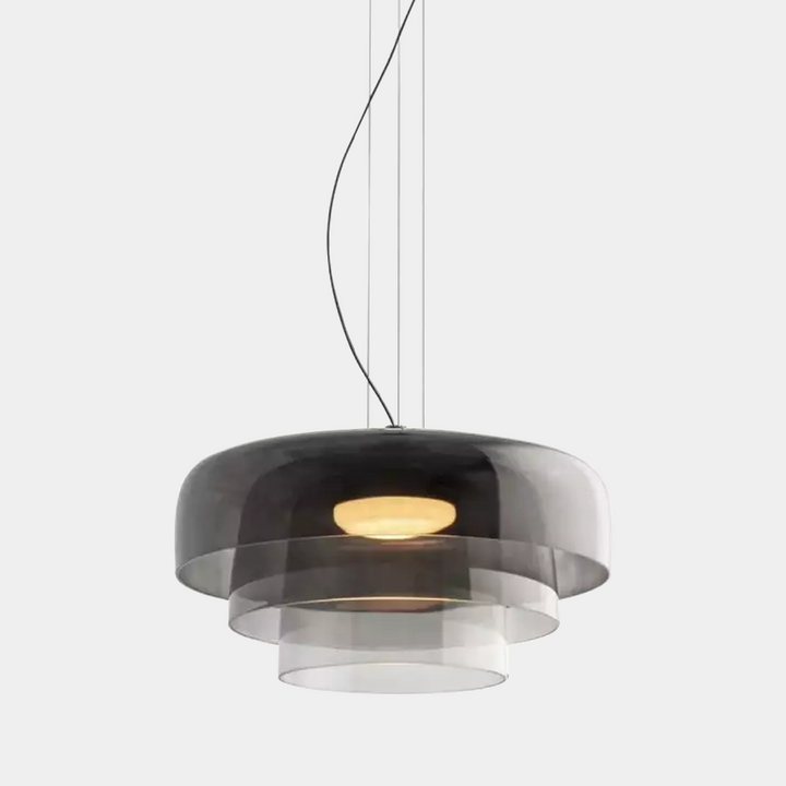 Nordische Glas-Pendelleuchte für Wohnzimmer