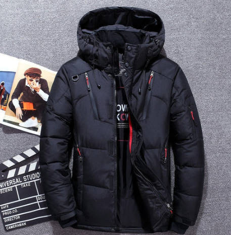 Luxuriöse Damen-Daunenjacke für den Winter