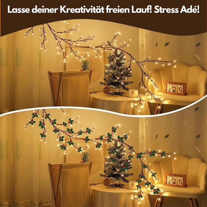 LED Weinreben-Lichterkette für gemütliche Atmosphäre