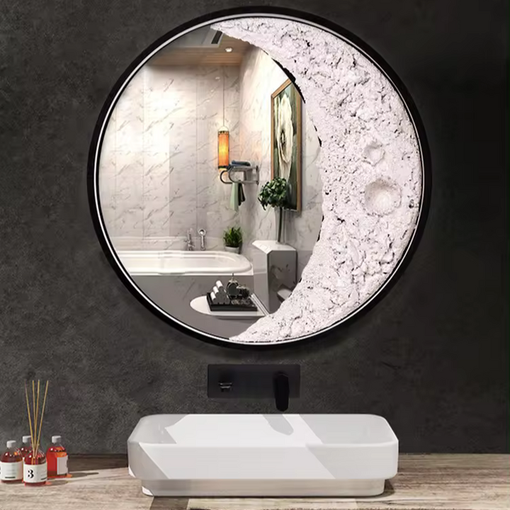 3D Mond LED Wandlampe - Halbmondform mit himmlischem Charme