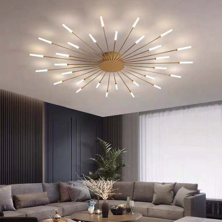 Moderner Kronleuchter für Wohnzimmer mit LED-Lampen