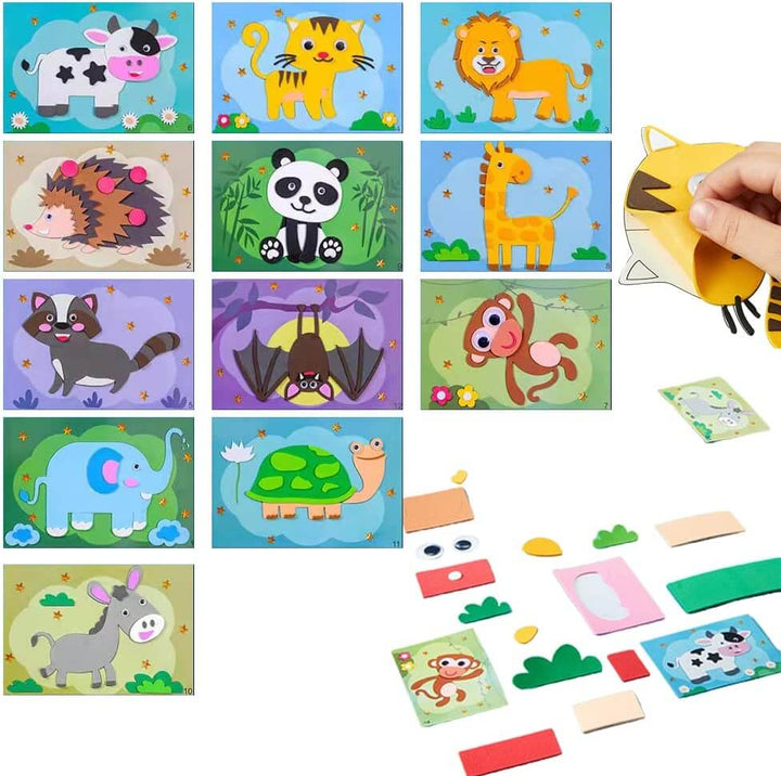 3D Schaumstoff-Stickerpuzzle für Kinder ab 3 Jahren