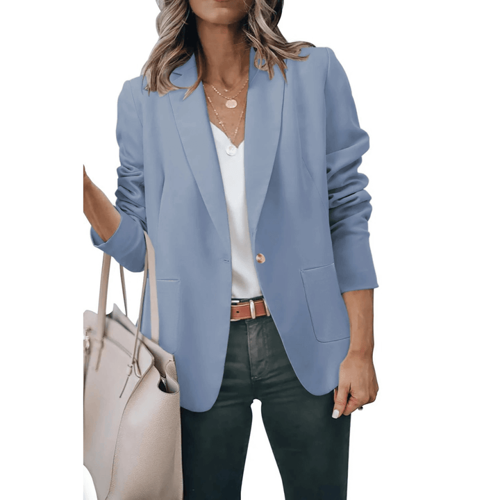 Damen Blazer mit Puffärmeln: Elegantes Design