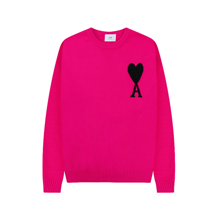 Damen Pullover mit Herz-Druck