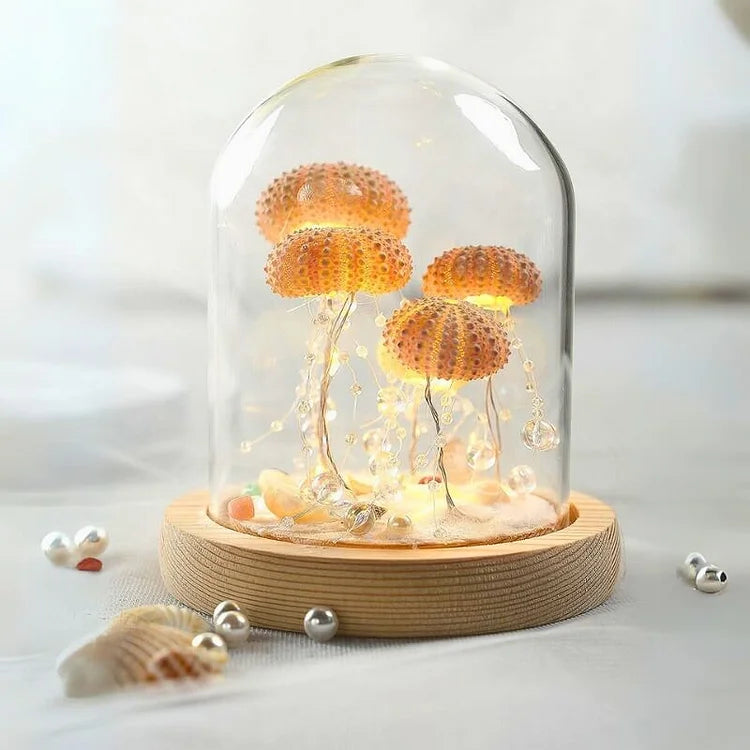 DIY Seeigel-Nachtlicht: Kreatives Vintage-Ambiente