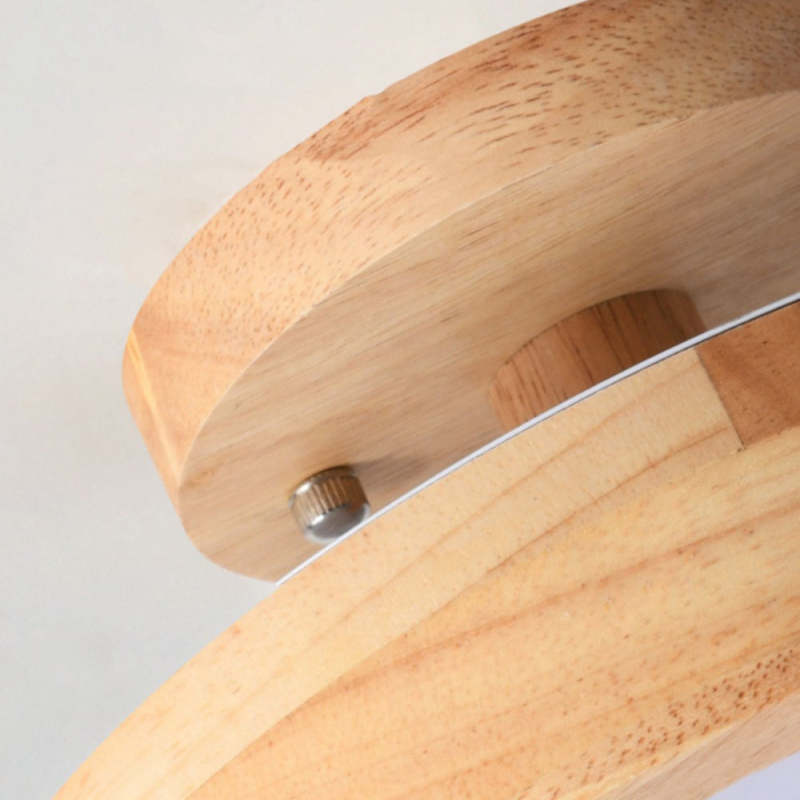 Moderne Holz-LED-Deckenleuchte