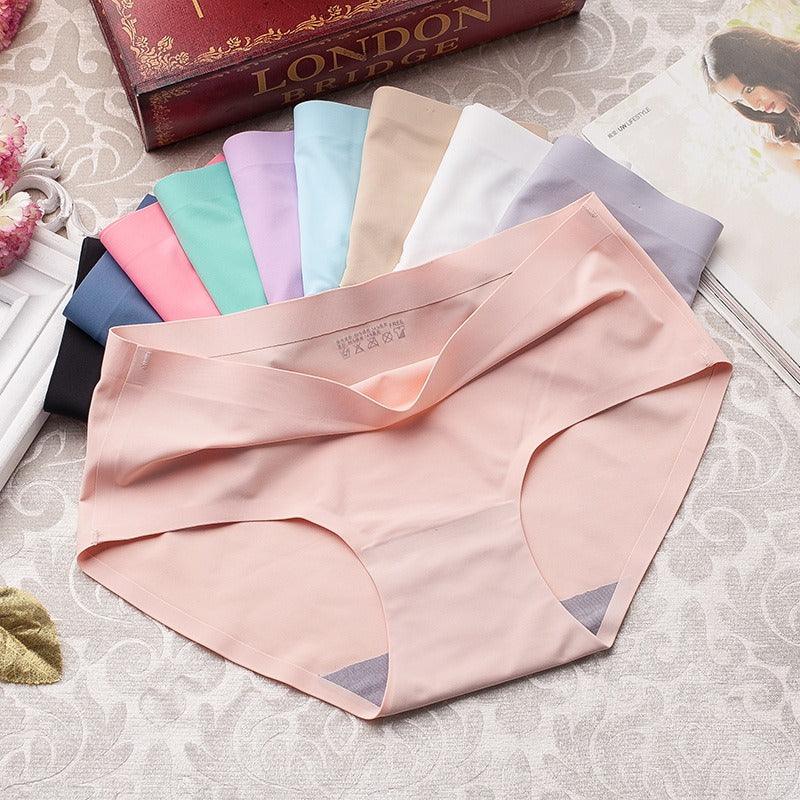 Nahtlose Damenunterwäsche, Set aus 8 Farben, weiches Material, bequem, Carla Moda.