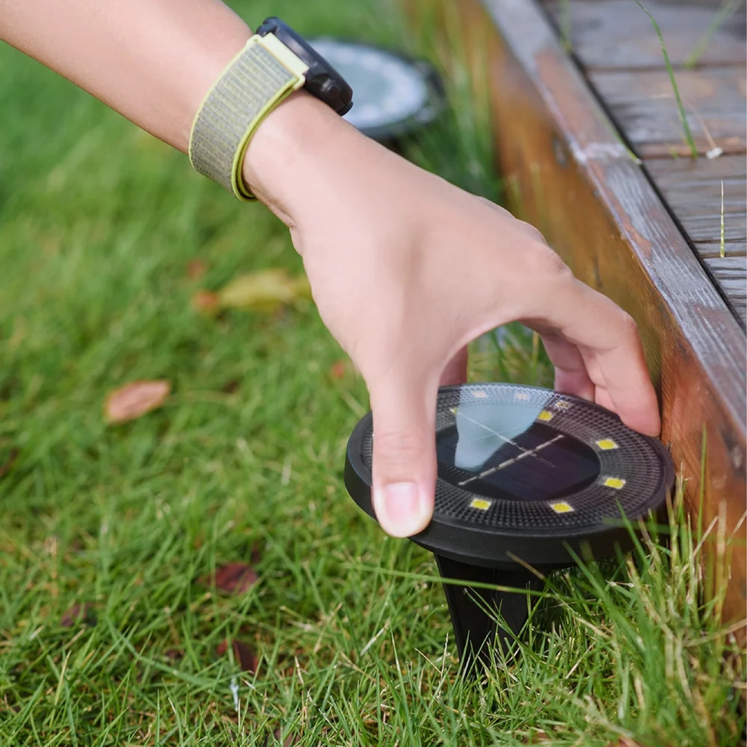 Solarbetriebene wasserdichte LED-Gartenleuchten