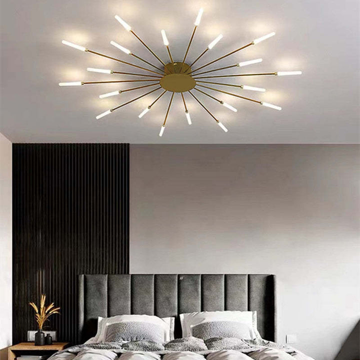 Moderner Kronleuchter für Wohnzimmer mit LED-Lampen