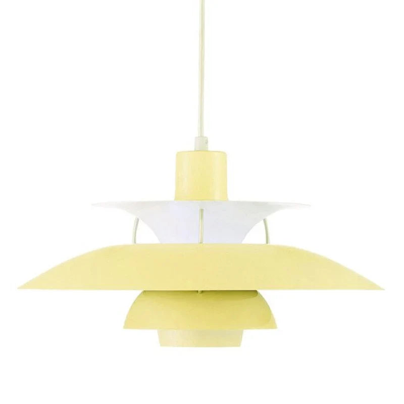 Moderne LED-Hängelampe mit Farbschirm für Innenräume