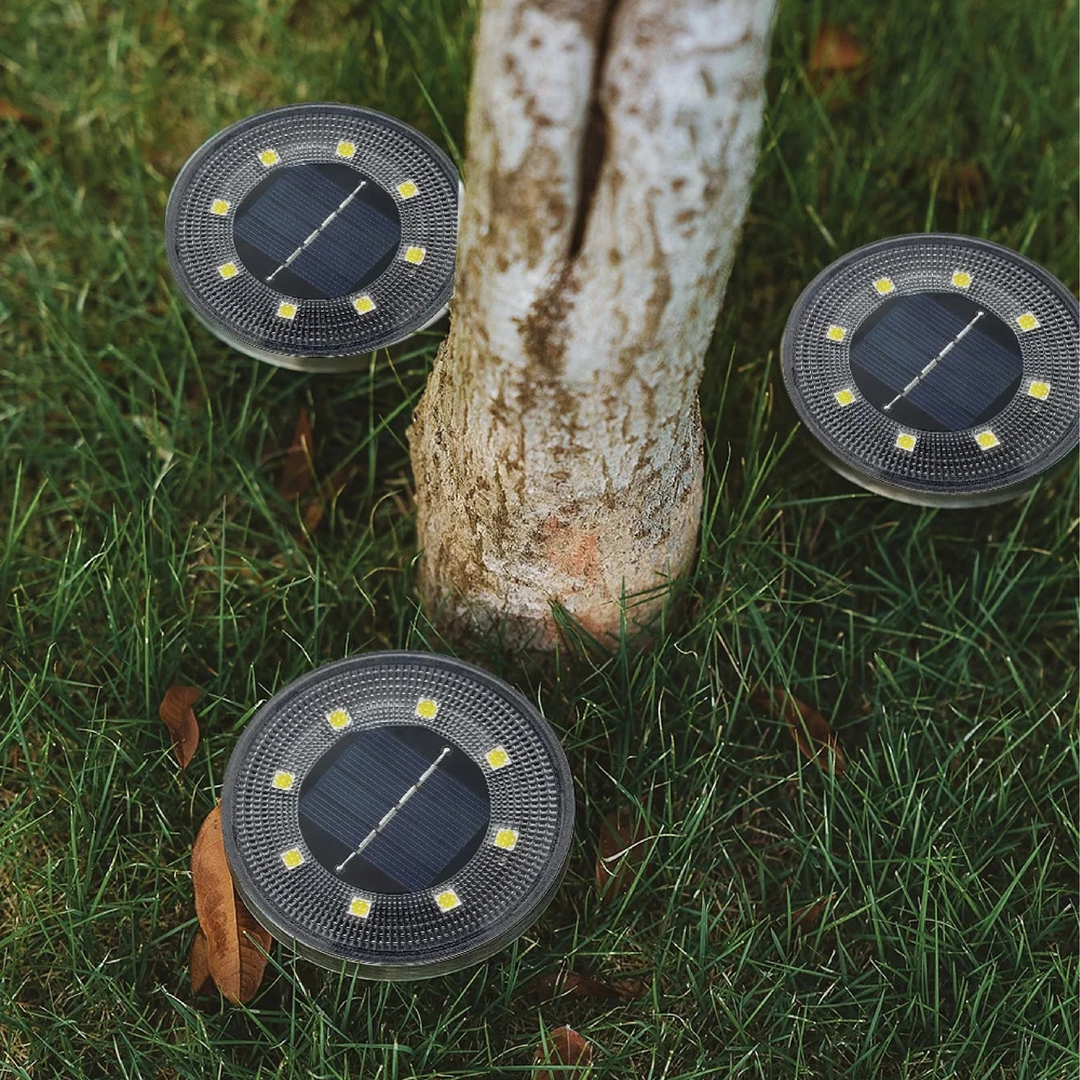 Solarbetriebene wasserdichte LED-Gartenleuchten