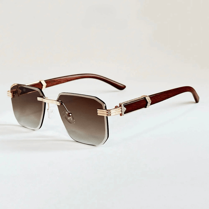 Stylische Sonnenbrille mit UV400-Schutz und Metallrahmen