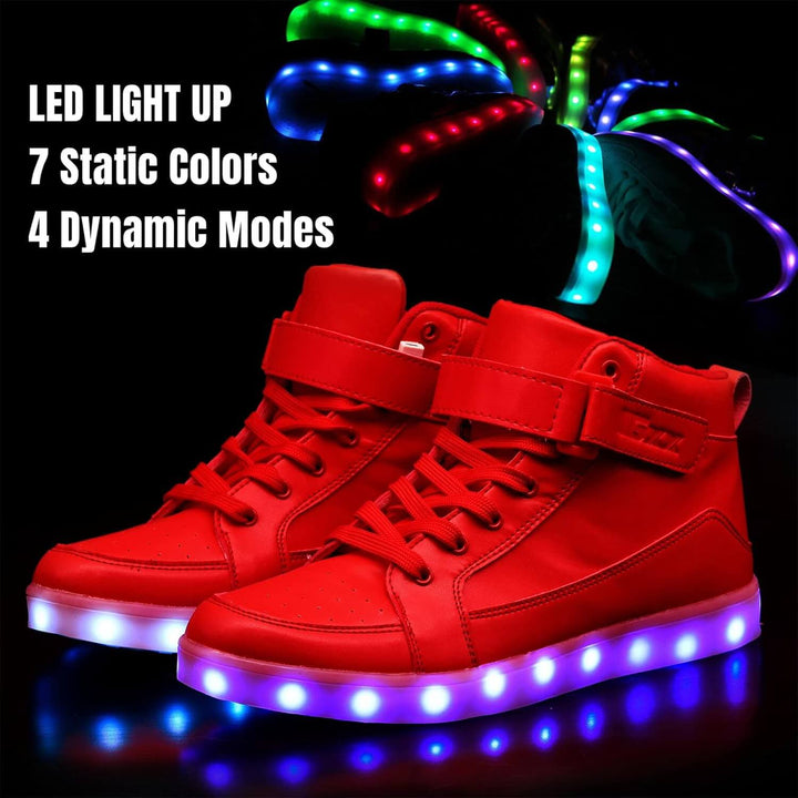 LED-Sneaker mit Akku-Beleuchtung: Modisch & Funktional