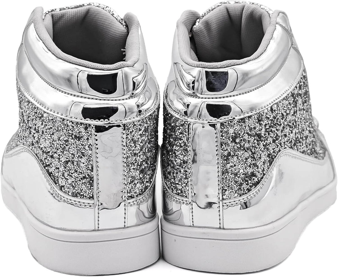 Glitzer-Sneaker: Casual & Neon