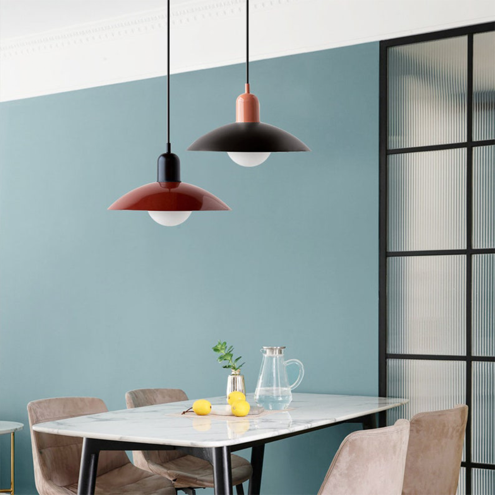 Farbige Macaron Pendelleuchte - Modernes Design