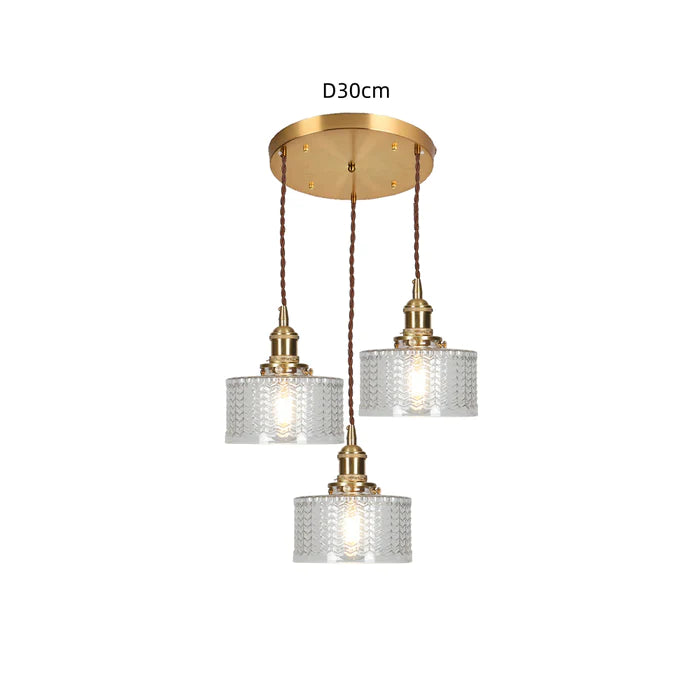 Vintage Kristall-Hängelampe für elegantes Raumlicht