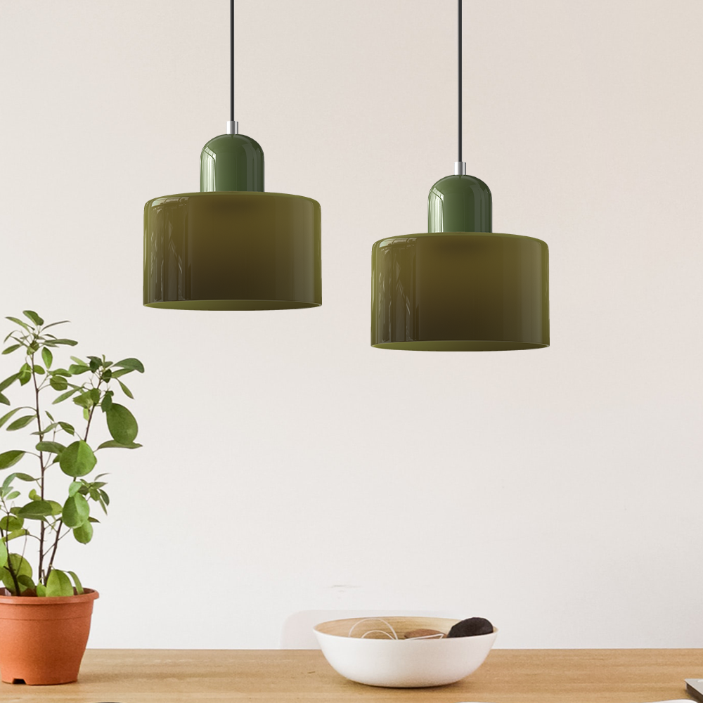 Bauhaus Glas Pendelleuchte für Stilvolle Innenräume