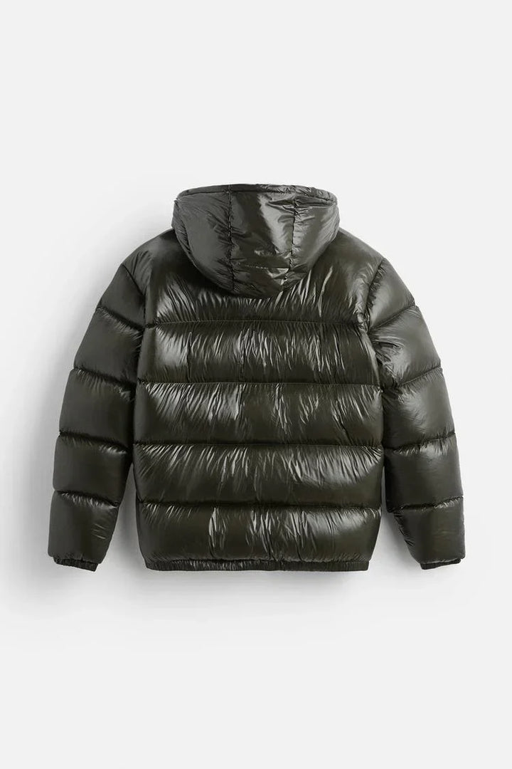 Unisex Daunenjacke - Wärme und Komfort in Schwarz und Grün