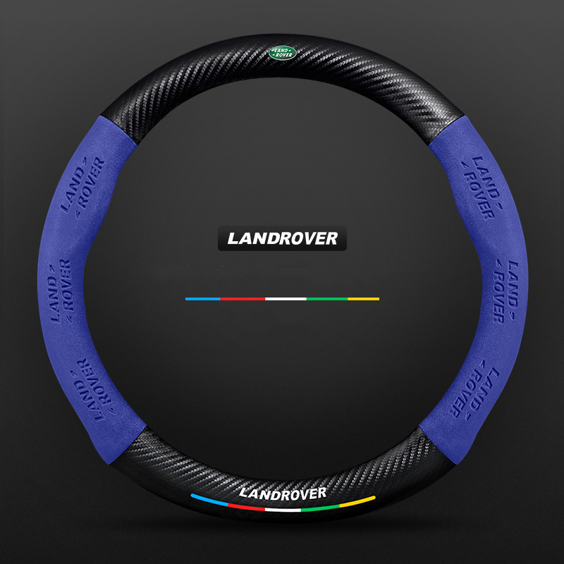 "3D geprägter Lederlenkradbezug, rutschfest, luxuriöses Design, universelle Passform, idealer Schutz und Komfort fürs Auto."