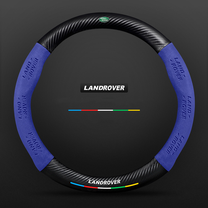 "3D geprägter Lederlenkradbezug, rutschfest, luxuriöses Design, universelle Passform, idealer Schutz und Komfort fürs Auto."