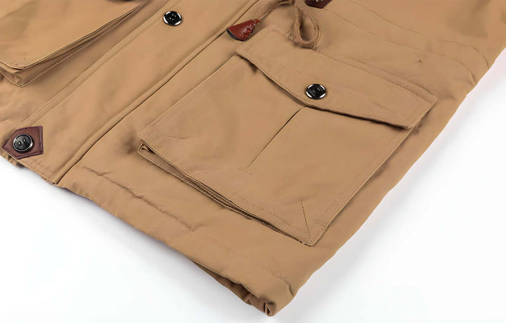 Herren Militärjacke mit vielen Taschen