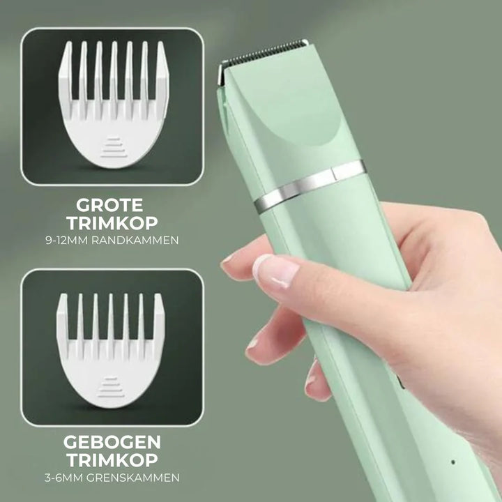 "4-in-1 Tierpflege-Trimmer, ergonomisch, multifunktional, für Fell- und Pfotenpflege, Eleganz, flüsterleise, Haustierbedarf"