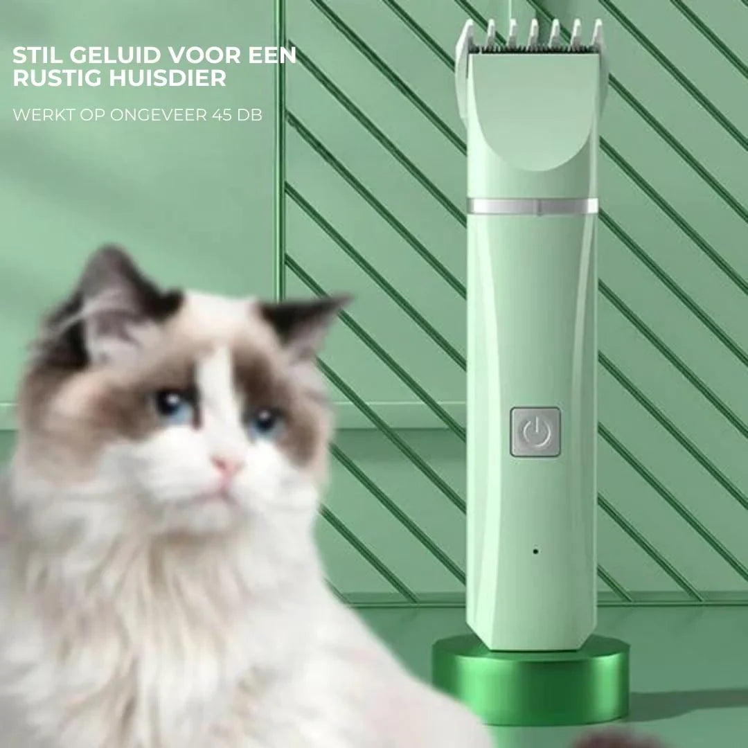 "4-in-1 Tierpflege-Trimmer, ergonomisch, multifunktional, für Fell- und Pfotenpflege, Eleganz, flüsterleise, Haustierbedarf"