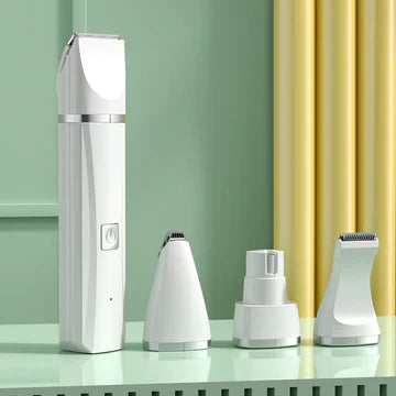 "4-in-1 Tierpflege-Trimmer, ergonomisch, multifunktional, für Fell- und Pfotenpflege, Eleganz, flüsterleise, Haustierbedarf"