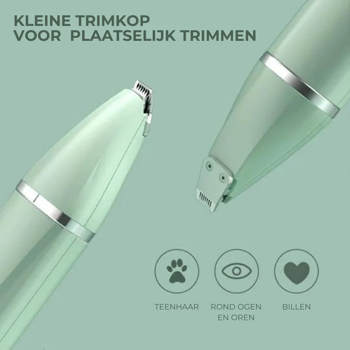 "4-in-1 Tierpflege-Trimmer, ergonomisch, multifunktional, für Fell- und Pfotenpflege, Eleganz, flüsterleise, Haustierbedarf"