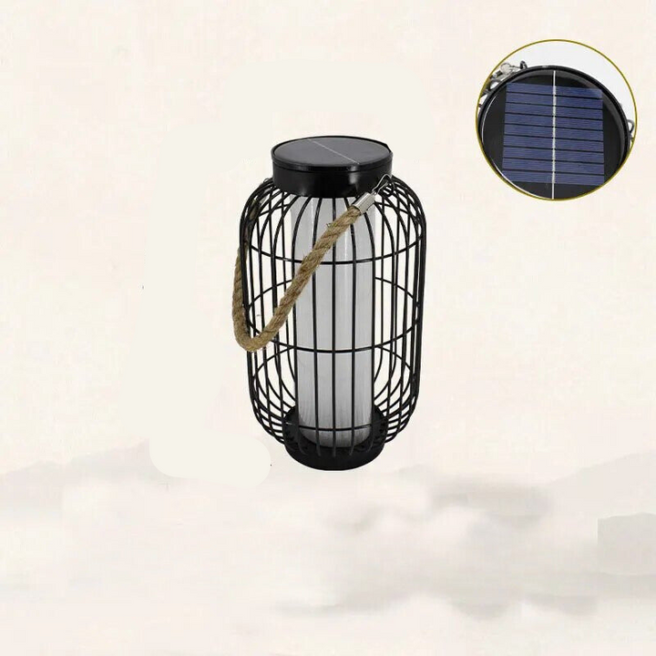 Solarbetriebene LED-Chinesische Lampe für Außenbereiche