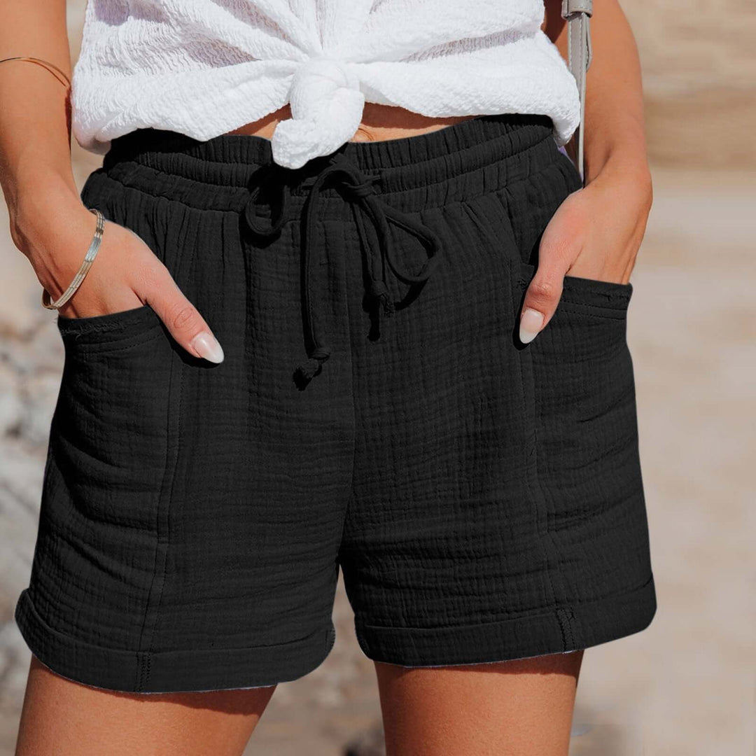 Sommerliche Damen-Baumwollshorts