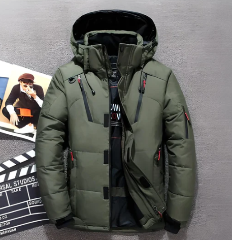 Luxuriöse Damen-Daunenjacke für den Winter