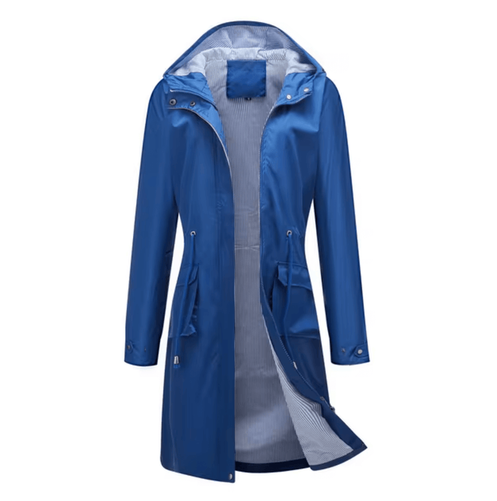 Wasserdichte Damenjacke mit Kapuze