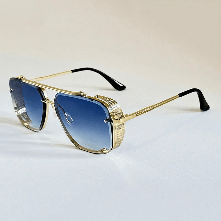 Moderne Aviator Sonnenbrille mit Seitenschutz