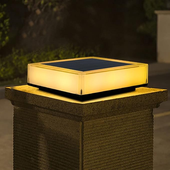 Moderne Flat Out Solarlampe für Außenbereich