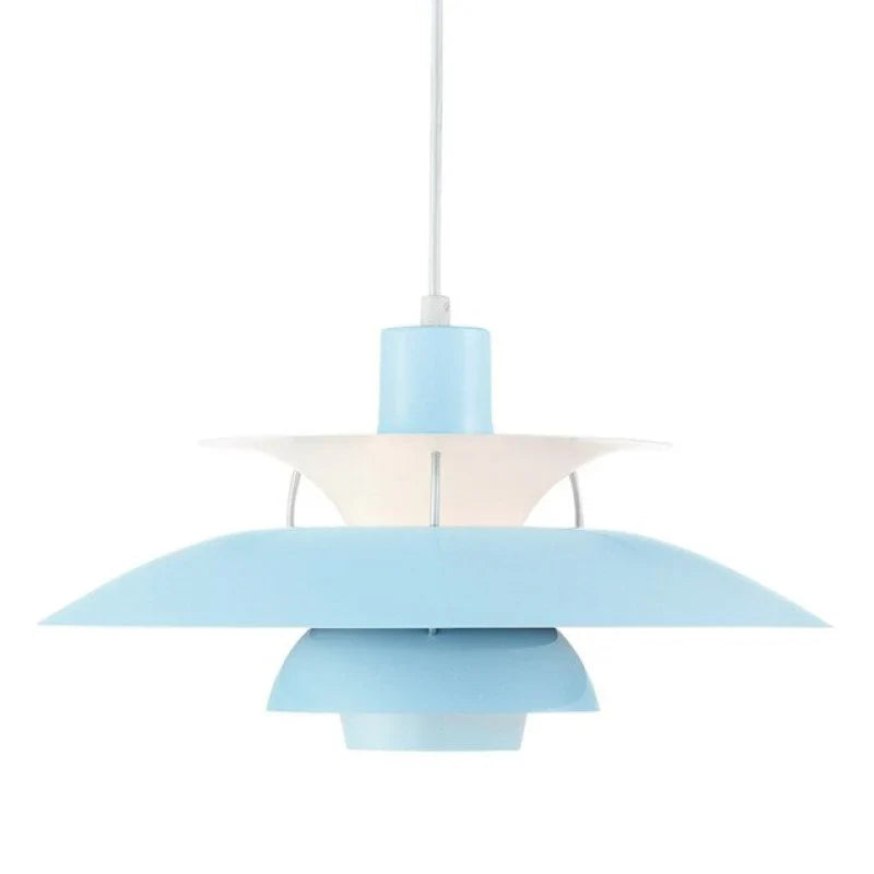Moderne LED-Hängelampe mit Farbschirm für Innenräume