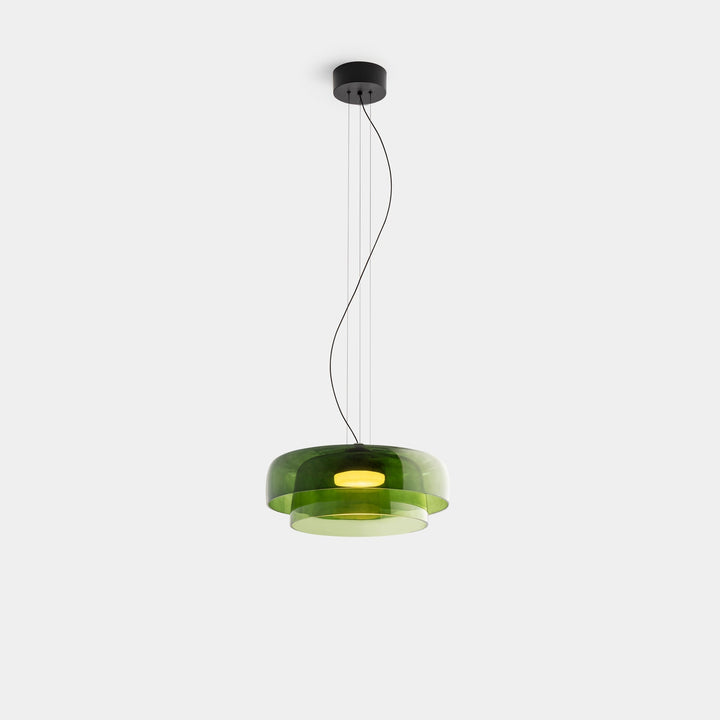 Nordische Glas-Pendelleuchte für Wohnzimmer
