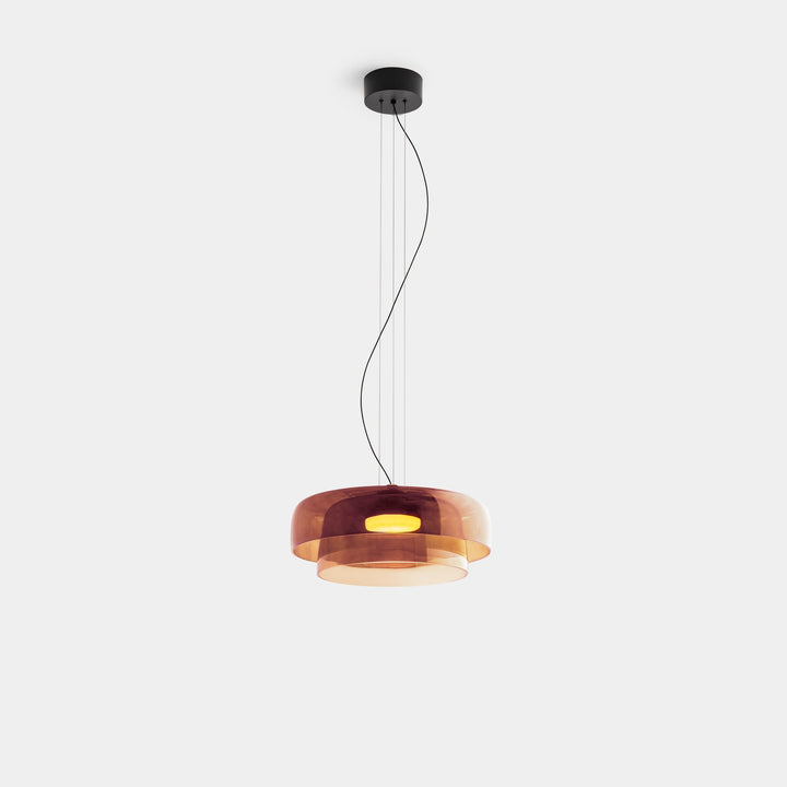 Nordische Glas-Pendelleuchte für Wohnzimmer